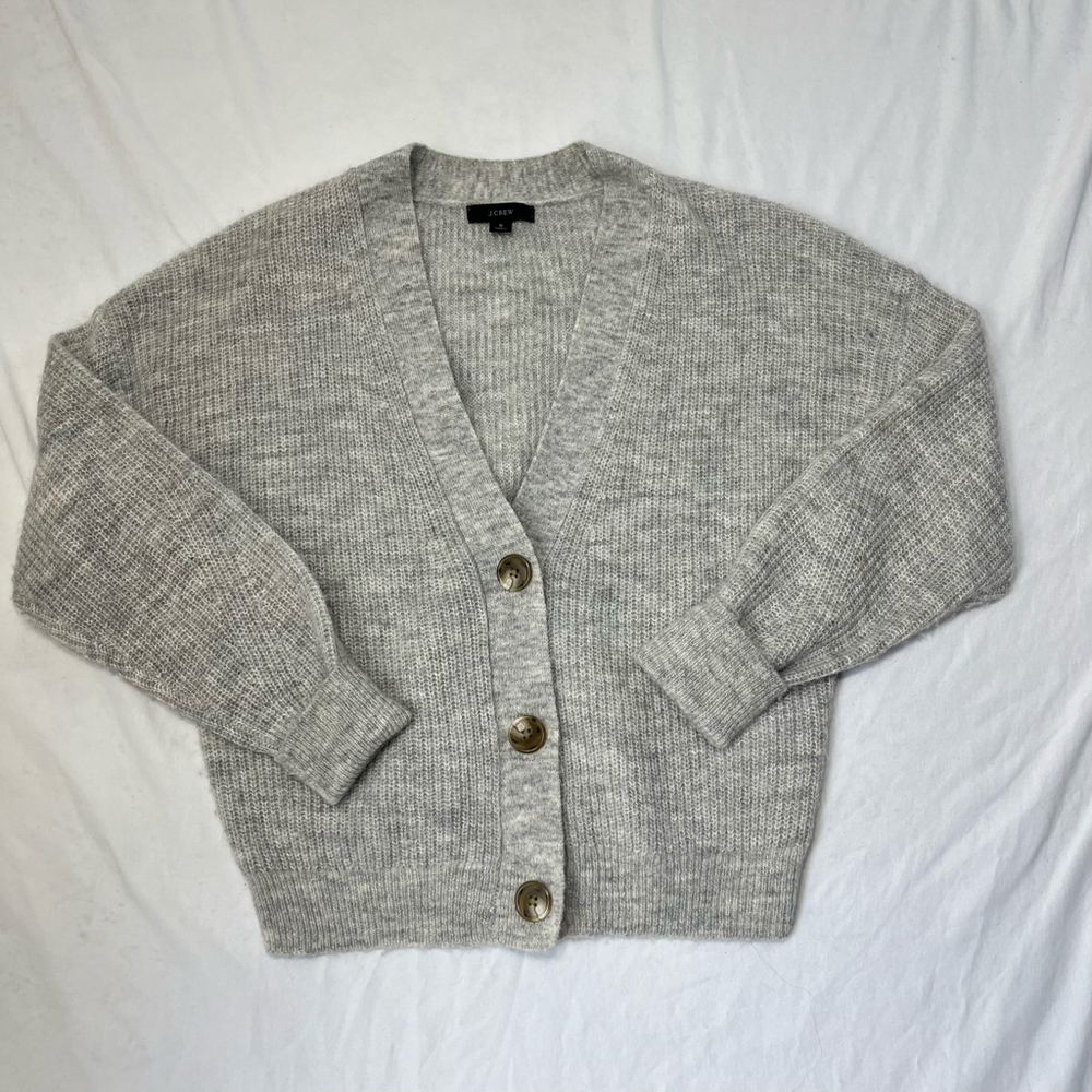 J.Crew Alpaca Blend Cardigan Women’s Small Oversized Capsule Knit